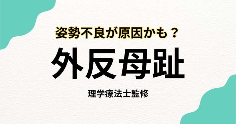 外反母趾の原因は姿勢不良かも？理学療法士が解説｜Habi Gym