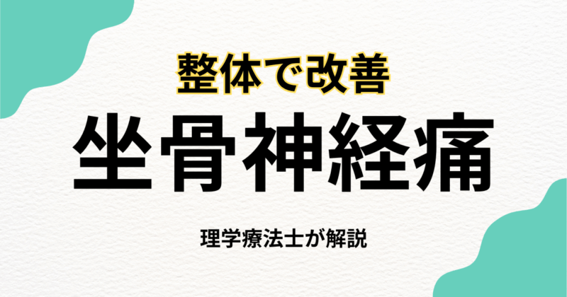 坐骨神経痛を整体で改善する方法｜Habi Gym