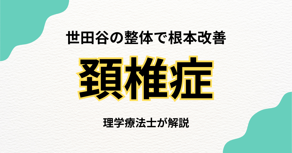 世田谷で頸椎症を改善する整体の選び方｜Habi Gym