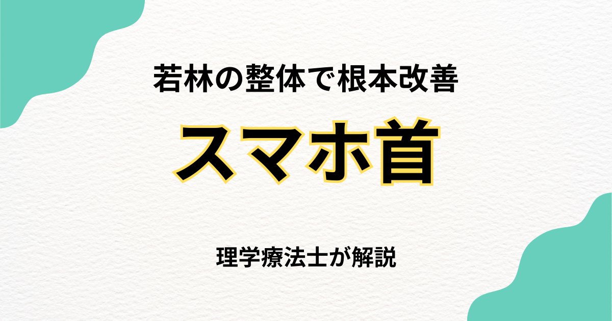若林でスマホ首を改善する整体の選び方｜Habi Gym