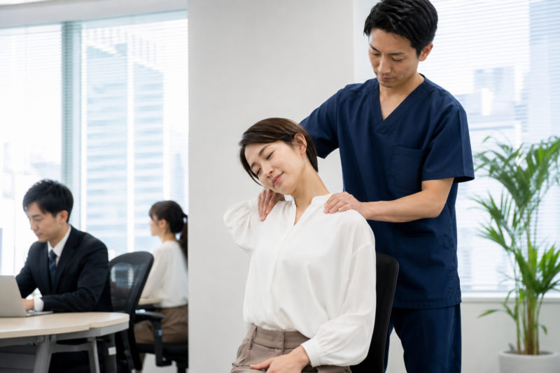 東京の企業向け出張整体｜福利厚生で腰痛対策を